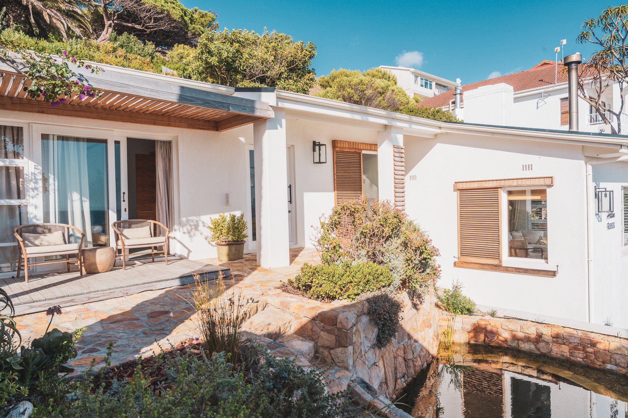 Palm Rock, the house and its natural pool, Simon's Town